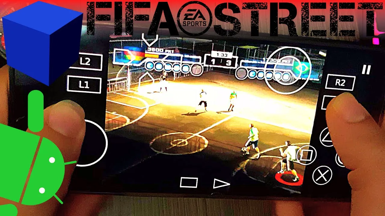 FIFA Street - PS2 Emulator Android Gameplay - Aether SX2 APK - FIFA Street Mobile 2022