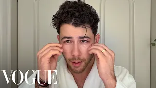 nick jonas s daily getting ready routine beauty secrets vogue