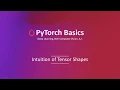 1 1 PyTorch for Deep Learning - Understanding Tensor Shapes