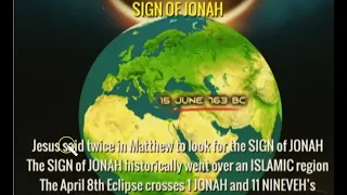 Sign of Jonah - Total Eclipse Over City of Nineveh Followed by a Great Eart uake and Plague