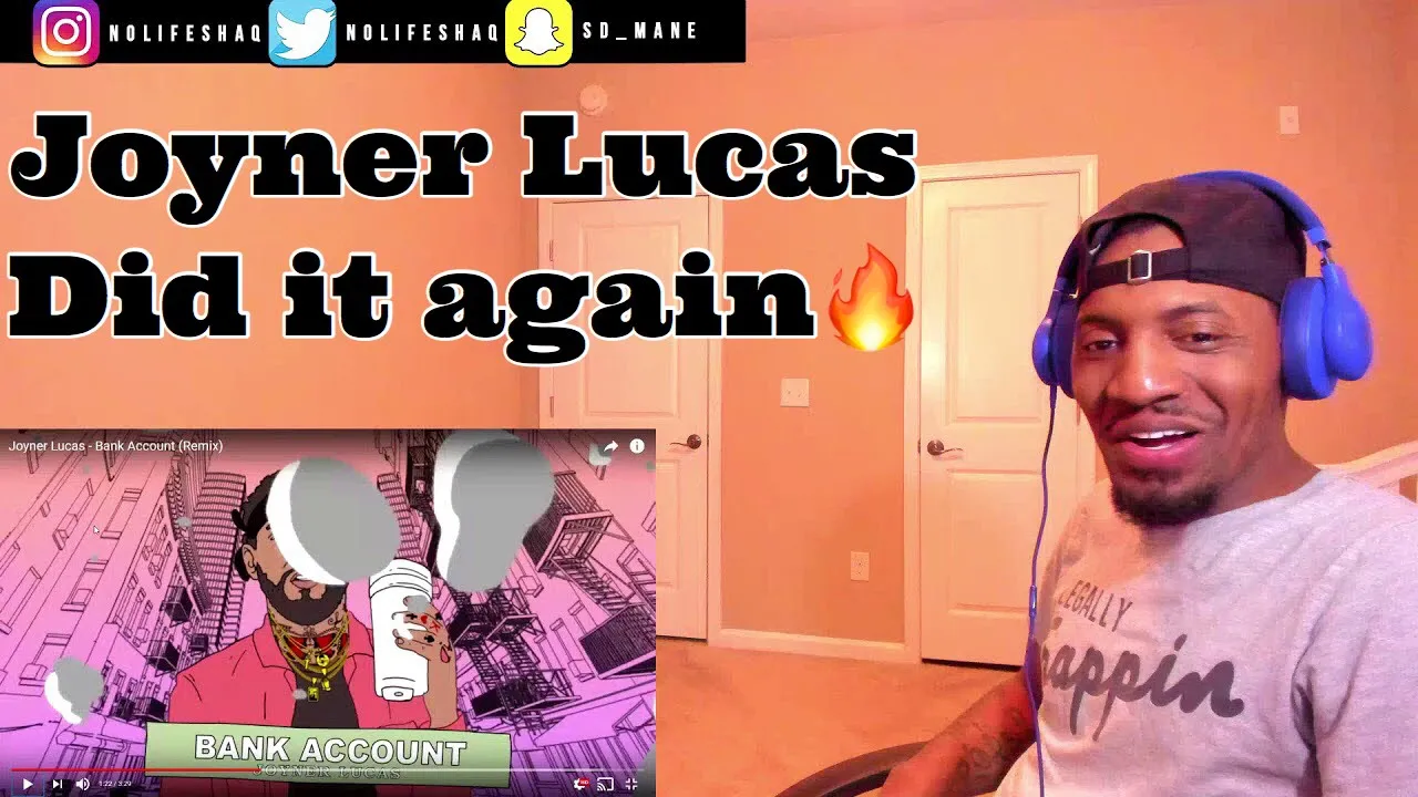 OMG!!!! Joyner Lucas - Bank Account (Remix) | REACTION