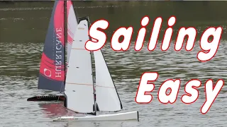 Members of Carlisle RC Boat Club enjoy easy sailing and cruising in July