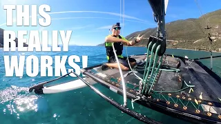 Hobie 14: Light wind Tacking Technique