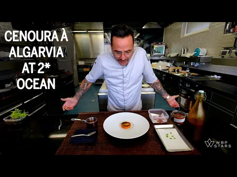 CENOURA À ALGARVIA with carrot, cumin, XO and Tonburi at 2* Ocean in Portugal (Chef Hans Neuner)
