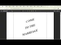 Come to the Marriage - Chapter 12