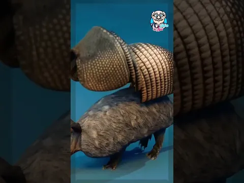 ماذا سيحدث لو أطلقت النار على حيوان الأرماديلو المُدَرَّع؟ 😱 #shortvideo
