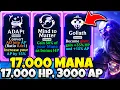 1 in a Trillion Ryze God Roll 3K AP 17K HP 17K Mana ARAM Mayhem