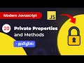 - Private Properties and Methods Modern JavaScript in Tamil