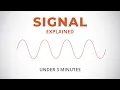 What is SIGNAL - Explained with Analogy Basics of Electronics