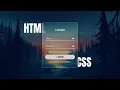 Animated Login Form Using HTML CSS Hindi