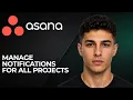 Asana How to Manage Notifications for All Projects 2026 Global Alerts Communication Tutorial