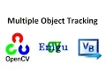 OpenCV 3 Multiple Object Tracking by Image Subtraction Visual Basic full source code