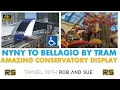 NY NY HOTEL TO BELLAGIO CONSERVATORY VIA ARIA TRAM LAS VEGAS