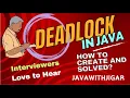 Deadlock in Java Create and resolve deadlock in java