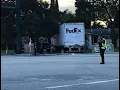 FedEx truck crashes into house in West Palm Beach