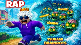 🔥 *HISTORIAS RAP ROBLOX "ESCAPA DEL TSUNAMI POR BRAINROT"