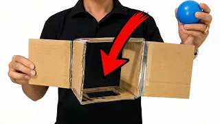 One of the Best CardBoard Magic Trick on Youtube | Funny ideas