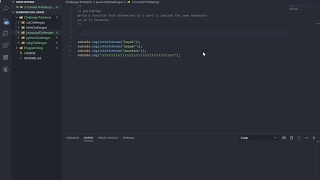 JavaScript Coding Question Is Palindrome