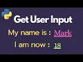 How to Get User Input in Python very easy