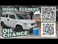 Honda Element oil change
