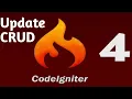 Update Record Part CRUD Codeigniter 4 CRUD Application with Bootstrap