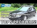 Top 5 Problems Subaru Impreza Hatchback 2012-2016 4th Generation