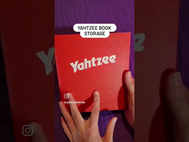 Yahtzee Book Storage video thumbnail
