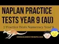 NAPLAN Practice Tests Numeracy Year 9 Australian exam
