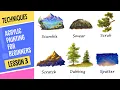 The Beginners Series Lesson 3 Acrylic Painting Techniques That Beginners Should Try