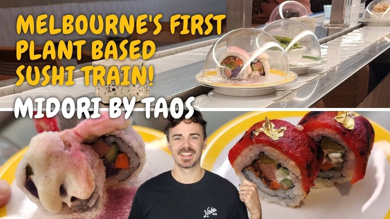 Midori by Taos: The First Plant Based Sushi Train in Melb