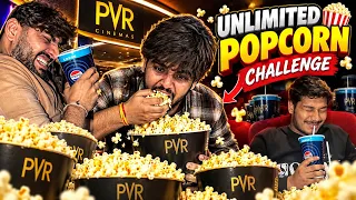 UNLIMITED POPCORN CHALLENGE 🍿😱||prank video||funny video ||