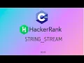 StringStream Hackerrank C Solutions