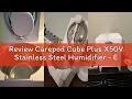 Review Carepod Cube Plus X50V Stainless Steel Humidifier - Easy to Clean 3 Mist Level Settings Aut