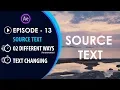 What is Source Text in After Effects CC - Easy Guide