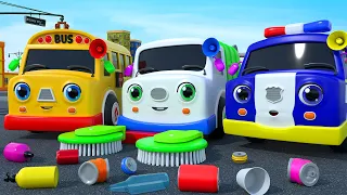 Baby Car Song - Baby Bus - Nursery Rhymes & Kids Songs - Wheels on the Bus Baby Car Songs