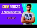 D Productive Meeting Codeforces Round Div 3 CODEFORCES GREEDY CODE EXPLAINER