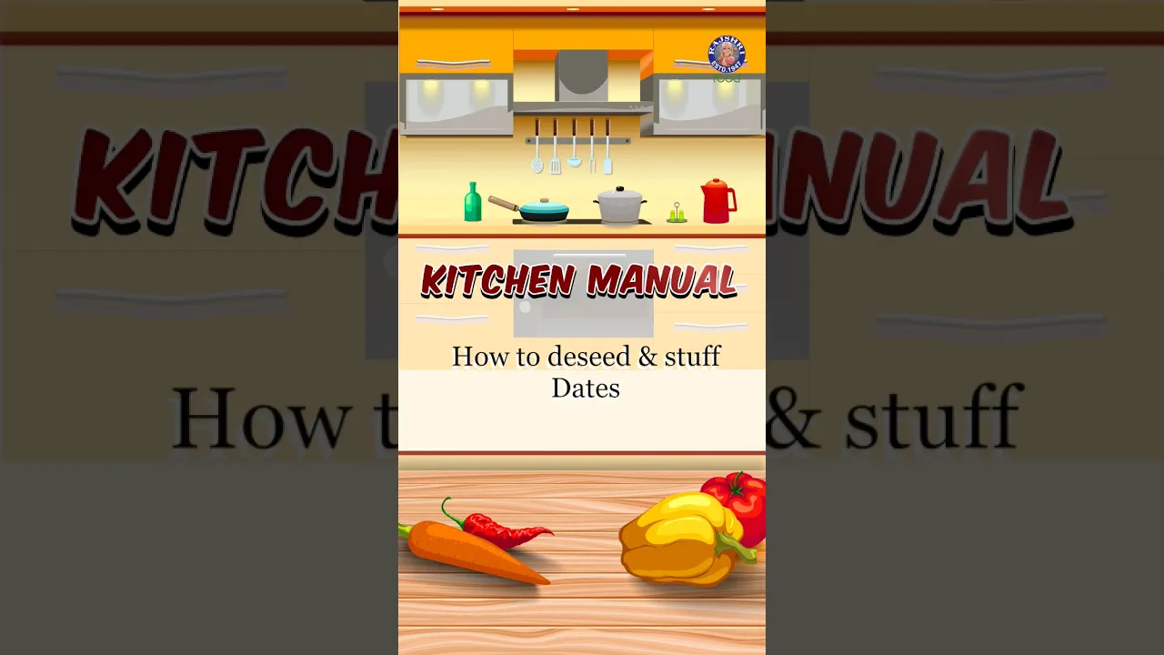 How To Deseed & Stuff Dates?    Cooking Tips   Kitchen Manual #shorts #cookingtips #datesrecipes