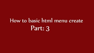 basic html Bangla tutorial part