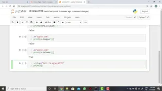 104 Python String isupper islower Methods