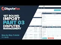 Training - Credit Import Dispute Step 3