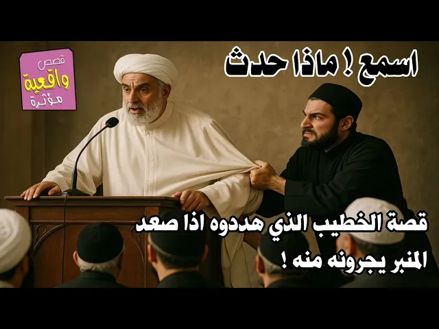 ⁣قصة الخطيب الذي هددوه اذا صعد المنبر يجرونه منه ! اسمع ماذا حدث