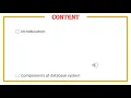 components of database system l RDBMS l PRAKHAR MISHRA