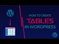 How To Create Responsive Tables In Wordpress Virtual Crafts