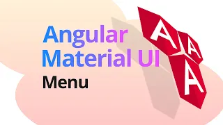 Angular Material UI Menu