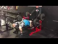 10 Triples with 405 lbs 184 kg