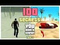 100 Secrets You Didn't Know in GTA San Andreas! (P2)
