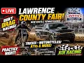 LIVE Lawrence County Fair Dirt Drag Racing Trucks Motorcycles ATVs More New Castle PA