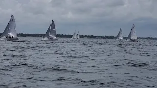 Meigs regatta race 2.  race 1 of sunday.