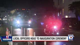 South Florida officers head to President-elect Donald Trump's inauguration ceremony