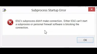 Python - How To Troubleshoot Python IDLE Can t Run IDLE s Subprocess Didn t Make Connection Error